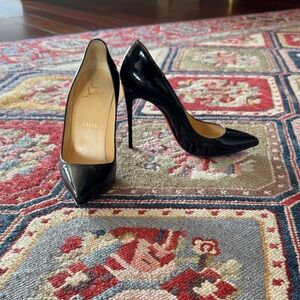 Christian Louboutin Black Patent Heels